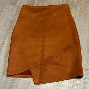 Sabo Skirt Asymmetrical Tan Skirt‎